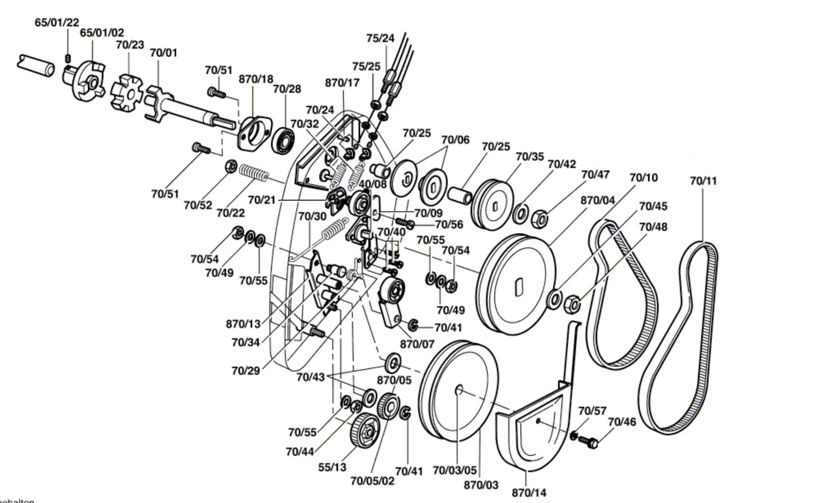 Qualcast petrol 2024 mower spares